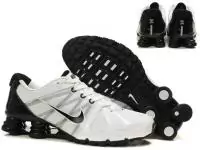 nike shox promos agent rivaly blanc noir hommes chaussures